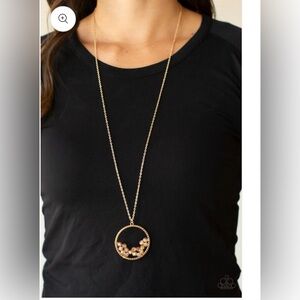 Galactic Glow Gold Necklace